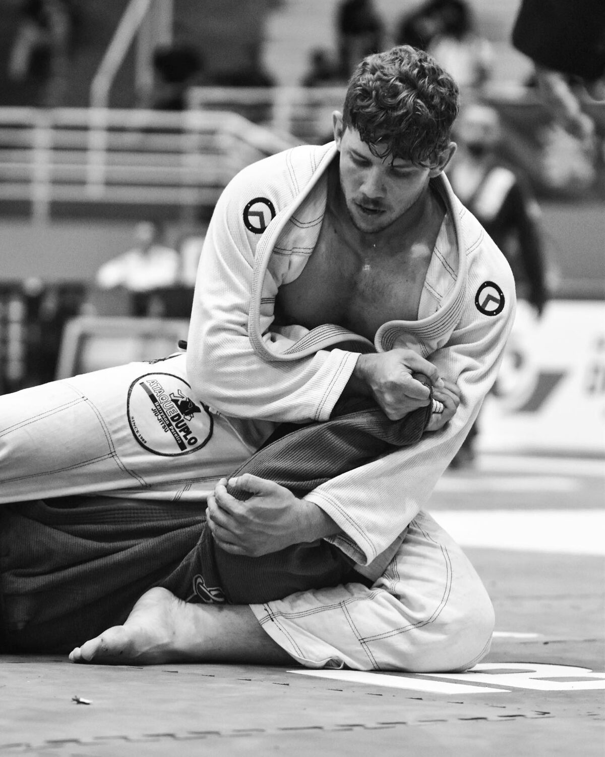 Atleta ADJJ em competição